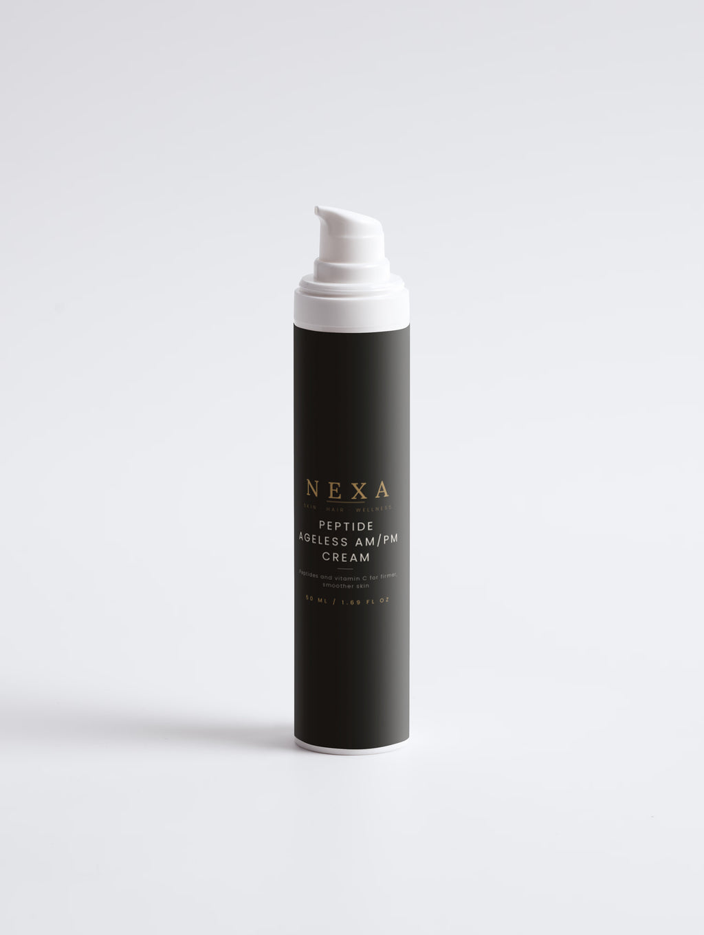 Nexa Peptide Ageless AM/PM Cream, close view of the label