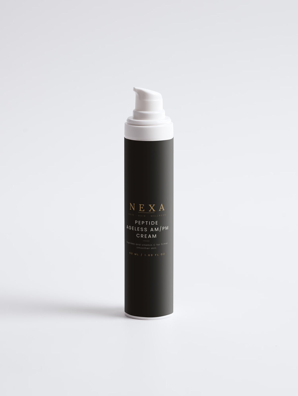 Nexa Peptide Ageless AM/PM Cream, close view of the label