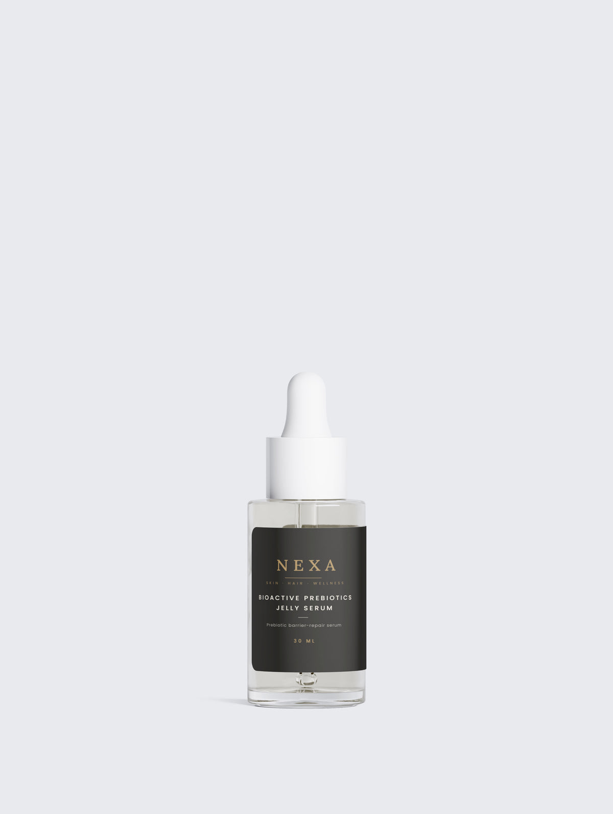 Nexa Bioactive Prebiotics Jelly Serum dropper bottle, front view