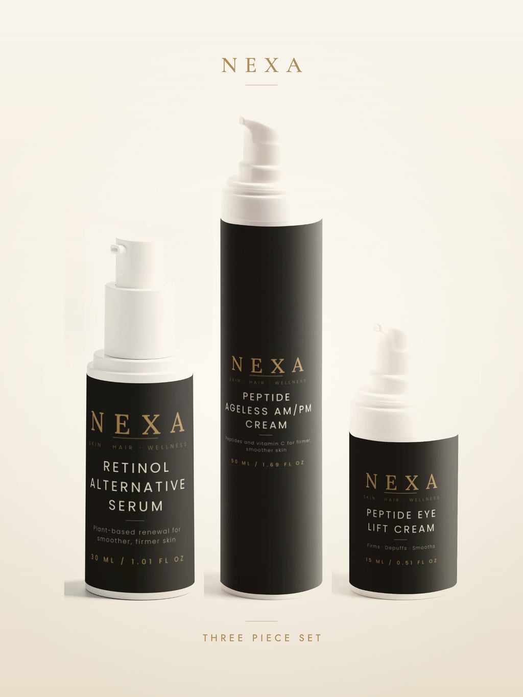 Age Defence Trio — all products shown together
